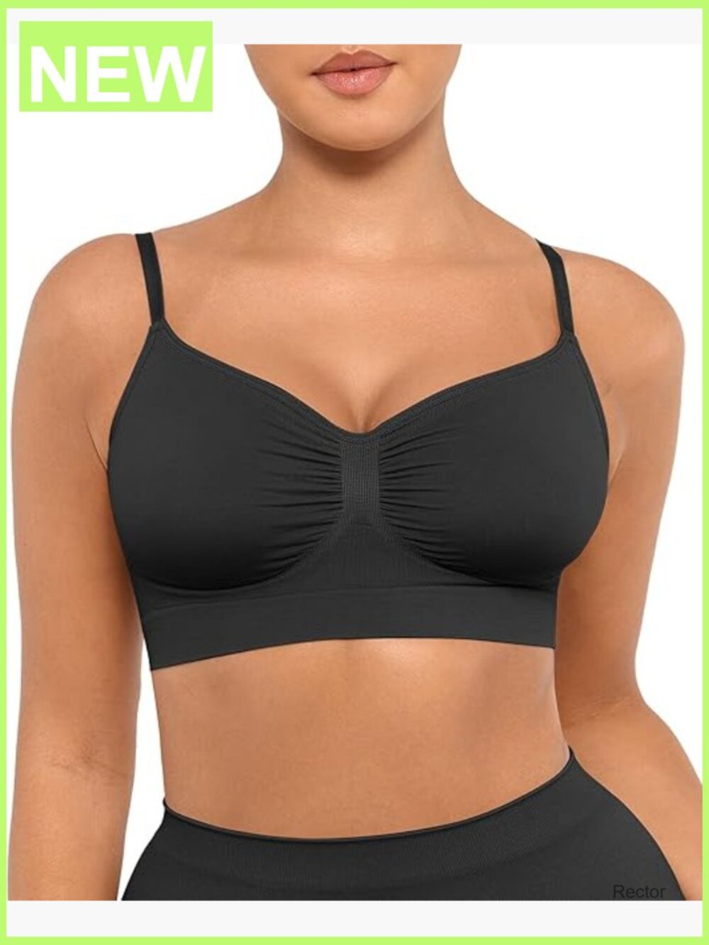 Wireless Seamless Everyday Bralette with Natural Support - Picture 1 of 7